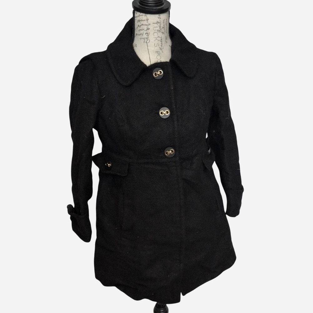 Charles Gray Wool Blend Peacoat Size M